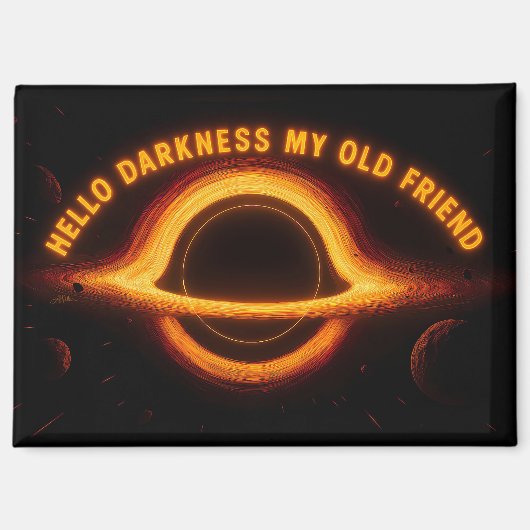 Black Hole Interstellar Conversation マグネット (正面)