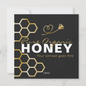 Black Honey Bees Honeycomb Product Care Insert  シーズンカード (正面)