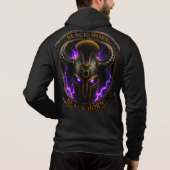 Black Horn – Casque Guerrier Viking Noir et Or, Éc パーカ (裏面)