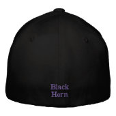 Black Horn – Casquette Trucker Noire 刺繍入りキャップ (裏面)