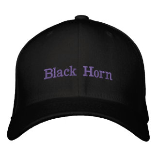 Black Horn – Casquette Trucker Noire 刺繍入りキャップ