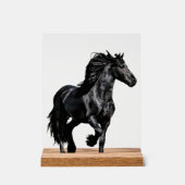 Black horse アクリルサイン (正面)