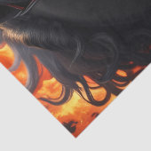 Black Horse on Fire v1 decoupage 薄葉紙 (詳細)