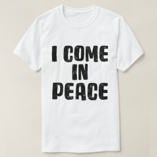BLACK I 来 In Peace Matchingでおもしろいす Tシャツ