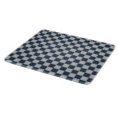 Black ice checkered board pattern カッティングボード (角)
