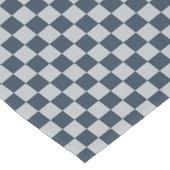 Black ice checkered board pattern ショートテーブルランナー (コーナー)