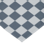 Black ice checkered board pattern テーブルクロス (アングル)