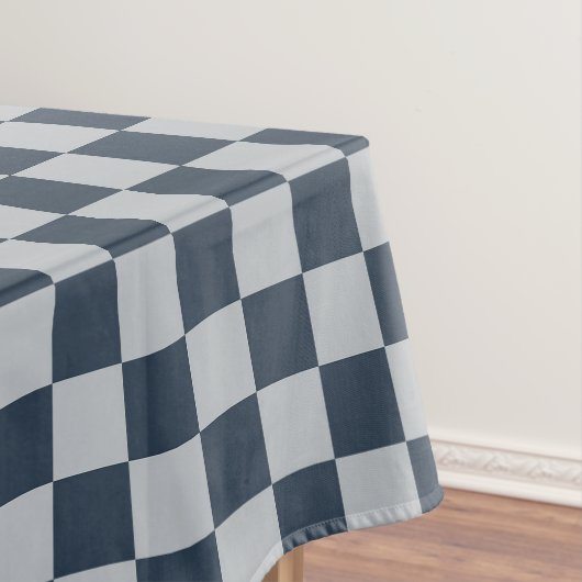 Black ice checkered board pattern テーブルクロス (インサイチュ)