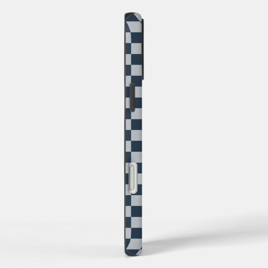 Black ice checkered board pattern Case-Mate iPhoneケース (裏面 / 右)