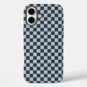 Black ice checkered board pattern Case-Mate iPhoneケース (裏面)