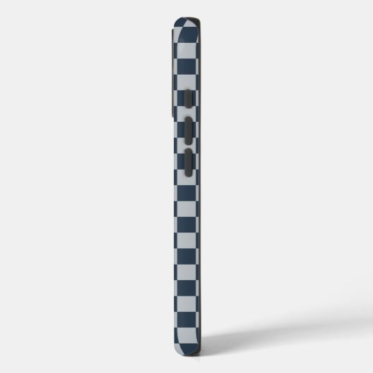 Black ice checkered board pattern Case-Mate iPhoneケース (裏面 / 左)