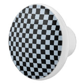 Black ice checkered pattern セラミックノブ (右)