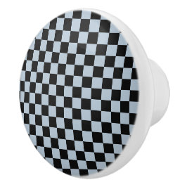 Black ice checkered pattern セラミックノブ