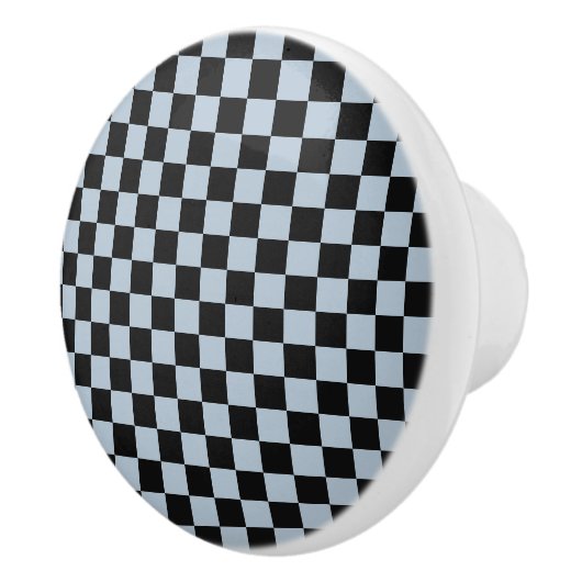 Black ice checkered pattern セラミックノブ (右)
