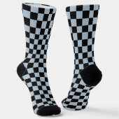 Black ice checkered pattern ソックス (傾斜あり)