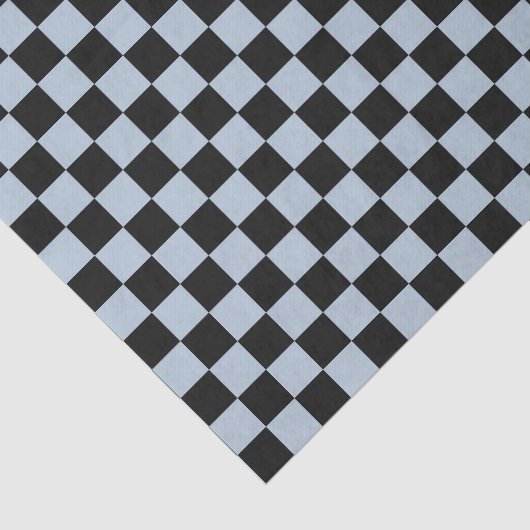 Black ice checkered pattern 薄葉紙 (詳細)