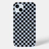 Black ice checkered pattern Case-Mate iPhoneケース (裏面)