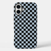 Black ice checkered pattern Case-Mate iPhoneケース (裏面)