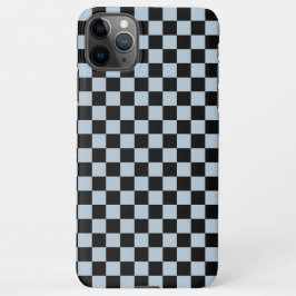 Black ice checkered pattern iPhone 11Pro maxケース