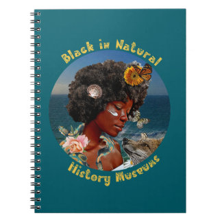 Black in Natural History Museums Spiral Notebook ノートブック