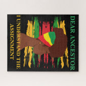 Black Independence Juneteenth  ジグソーパズル (横)