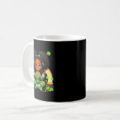 Black Irish Afro Black Girl African American St Pa コーヒーマグカップ (正面左)