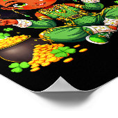 Black Irish Afro Black Girl African American St Pa ポスター (角)