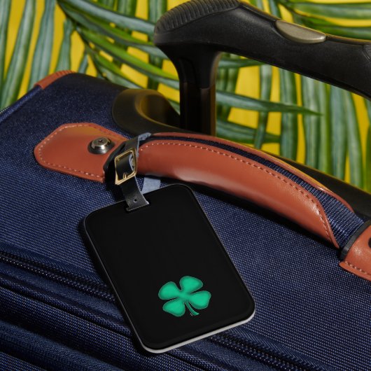 Black Irish luggage tag ラゲッジタグ (正面インサイチュ1)