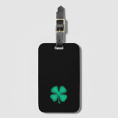 Black Irish luggage tag ラゲッジタグ (正面縦)