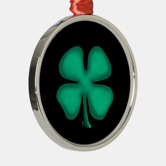 Black Irish round premium ornament メタルオーナメント (右)