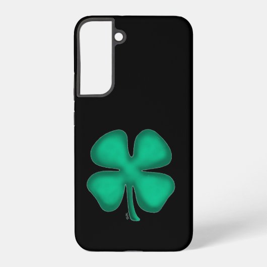 Black Irish Samsung S22 Plus phone case Samsung Galaxyケース (裏面)