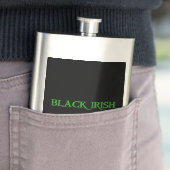 Black Irish stainless steel flask フラスク (インサイチュ)