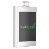 Black Irish w clover stainless steel flask フラスク (右)