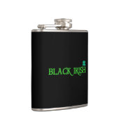 Black Irish w clover wrapped flask フラスク (右)