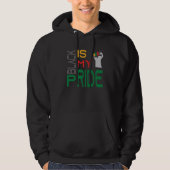 Black is My Pride Black History Month Apparel パーカ (正面)