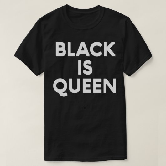 Black is Queen Tシャツ (デザイン正面)