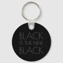 Black is the new Black - タイポグラフィーキーリング