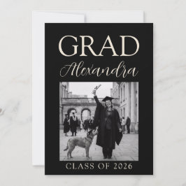 Black Ivory Veterinary Medicine Graduation Party 招待状