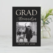 Black Ivory Veterinary Medicine Graduation Party 招待状 (スタンド正面)