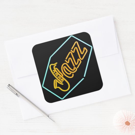 Black Jazz スクエアシール (封筒)