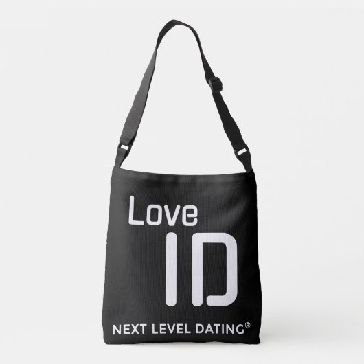 "BLACK" Jute Tragetasche - PURE Collection クロスボディバッグ (裏面)