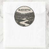 Black Kettle National Grassland Stream ラウンドシール (バッグ)