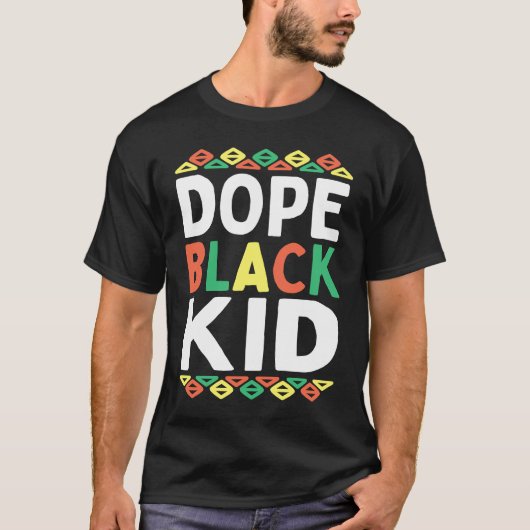Black Kid African American Black History Month Pri Tシャツ (正面)