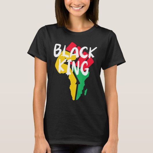 Black King Black History Month African American Bl Tシャツ (正面)