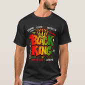 Black King Man Of God Strong Hero Black History Me Tシャツ (正面)