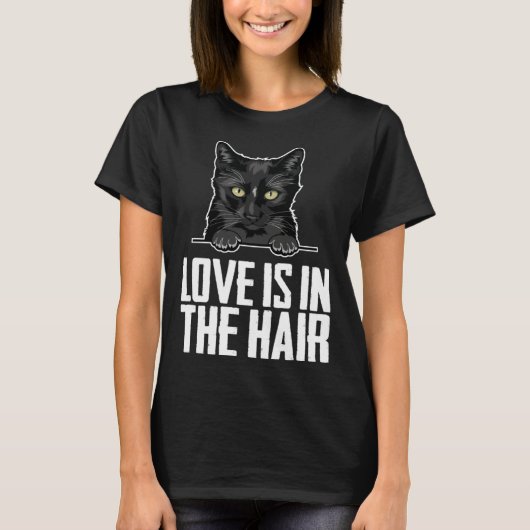 Black kitten  Black women  Black men Tシャツ (正面)