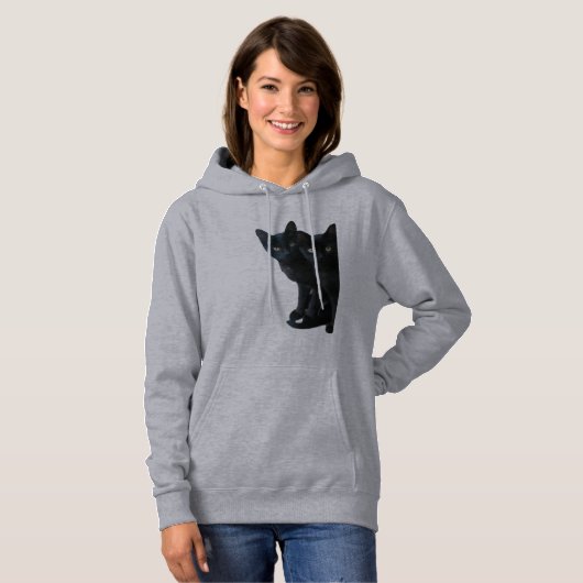 Black Kittens パーカ (正面フル)