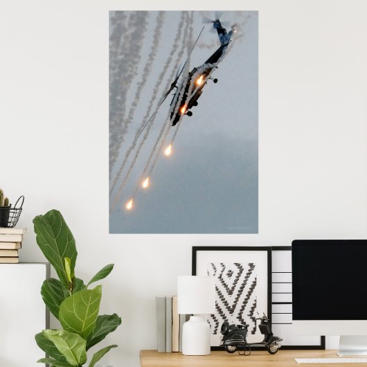 Black Knights Deploy Flares ポスター (ホームオフィス)