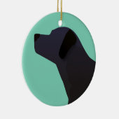 Black Labテンプレートの準備がカスタマイズ完了 セラミックオーナメント (右)