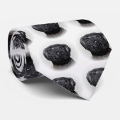 Black Lab のまわりに All ネクタイ (ロール)